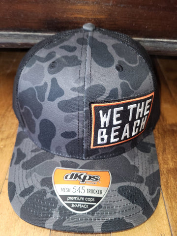Black Camo Hat